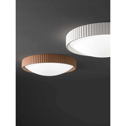 Ondaluce - Lampa sufitowa LED CONCRETE LED/20W/230V średnica 41 cm beton/brązowy