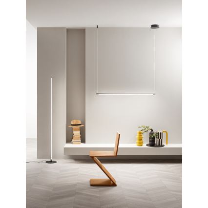 Ondaluce - Lampa wisząca LED ściemnialna na linkę GENIUS LED/28W/230V czarna