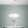 Ondaluce - Lampa wisząca na lince DODI 2xE27/15W/230V, średnica 53 cm, biała