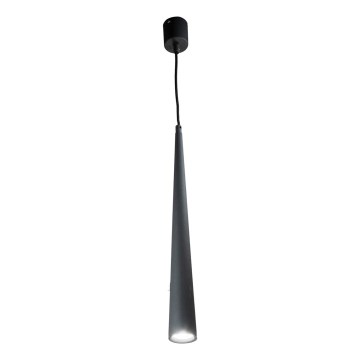 Ondaluce - Lampa wisząca na przewodzie NOA 1xGU10/20W/230V śr. 5,5 cm czarna