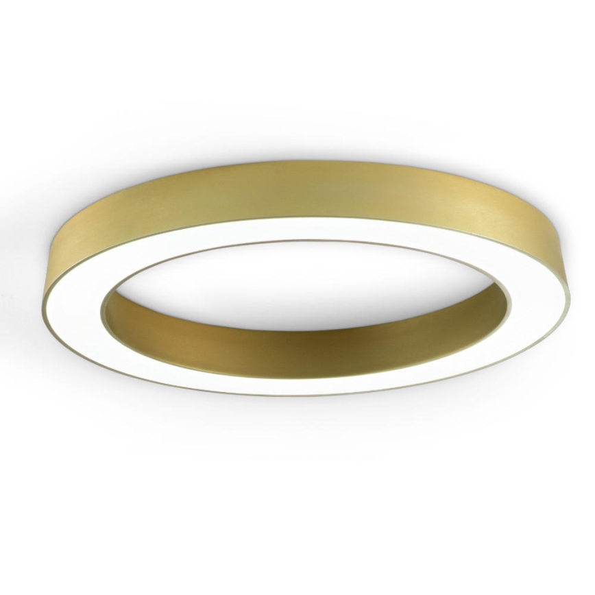 Ondaluce - ściemnialna lampa sufitowa LED GLOBUS LED/40W/230V 3000/4000K śr. 60 cm złota