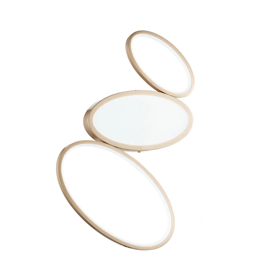 Ondaluce - LED ściemnialna lampa sufitowa RICE LED/25W/230V 38x63 cm złota