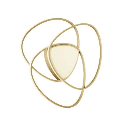 Ondaluce - LED ściemnialna lampa sufitowa ROSE LED/60W/230V 50x54 cm złota