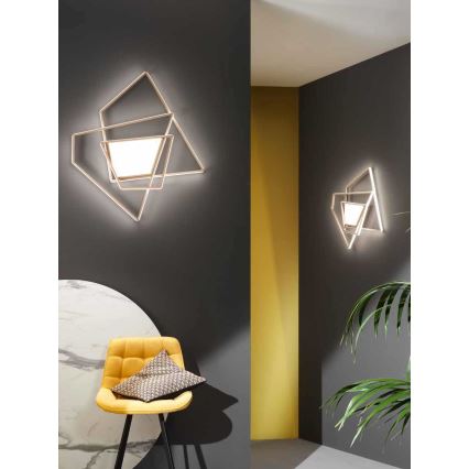 Ondaluce - LED ściemnialna oprawa sufitowa GALAXY LED/90W/230V złota