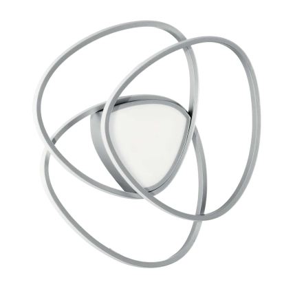 Ondaluce - LED ściemnialna oprawa sufitowa ROSE LED/60W/230V srebrna