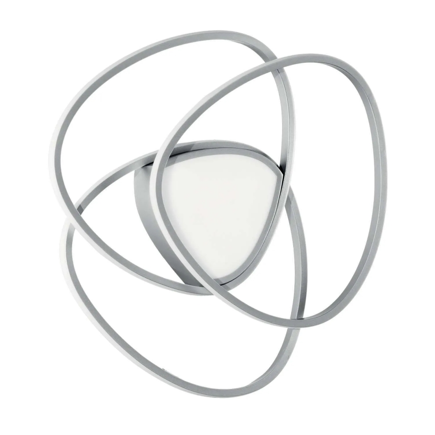 Ondaluce - LED ściemnialna oprawa sufitowa ROSE LED/60W/230V srebrna