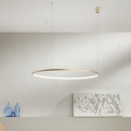 Ondaluce - LED ściemnialny żyrandol na lince SOEL LED/38W/230V śr. 80 cm złoty