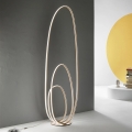 Ondaluce - LED ściemniana lampa stojąca GOLDEN LED/45W/230V 160 cm złota