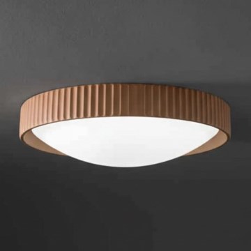 Ondaluce - Plafon LED CONCRETE LED/20W/230V śr. 41 cm betonowy brązowy