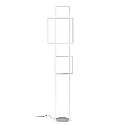 Ondaluce - ściemnialna lampa stojąca LED DOWEL LED/77W/230V srebrna