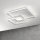 Ondaluce - ściemnialna lampa sufitowa DOWEL LED/46W/230V 55x55 cm srebrna