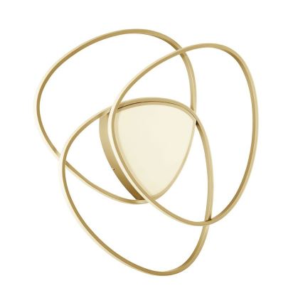 Ondaluce - Ściemnialna lampa sufitowa LED ROSE LED/80W/230V złota