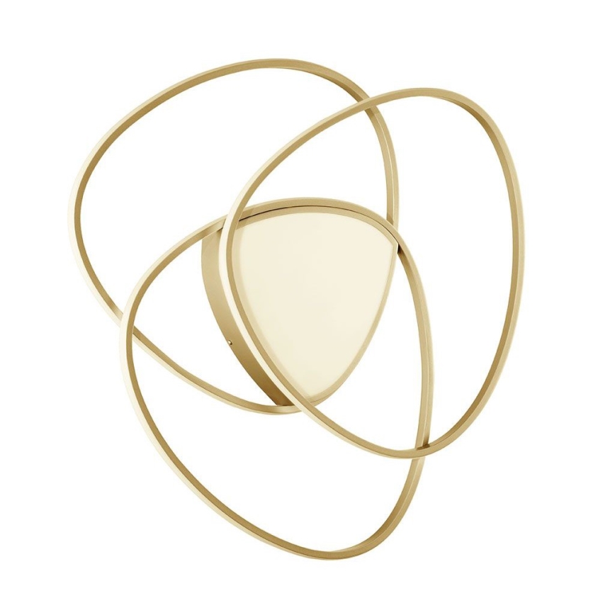 Ondaluce - Ściemnialna lampa sufitowa LED ROSE LED/80W/230V złota