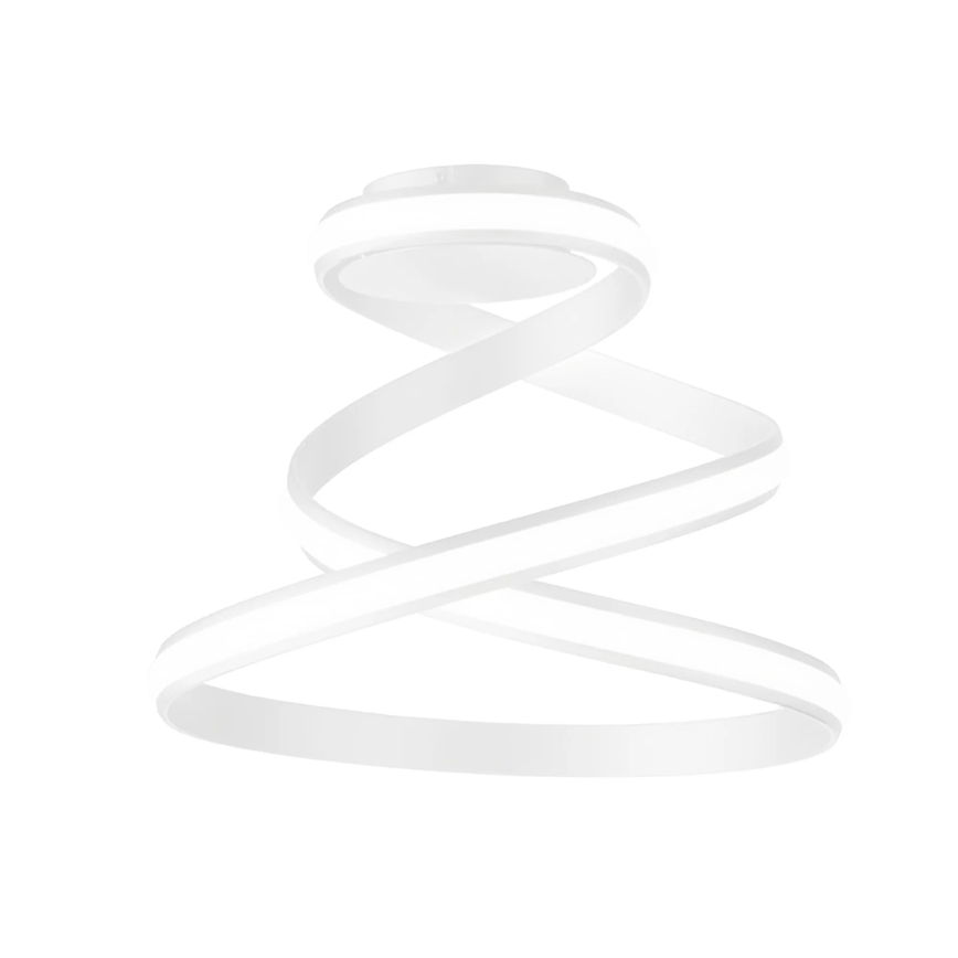 Ondaluce - ściemnialna lampa sufitowa LED VUELTA LED/37W/230V śr. 55 cm biała