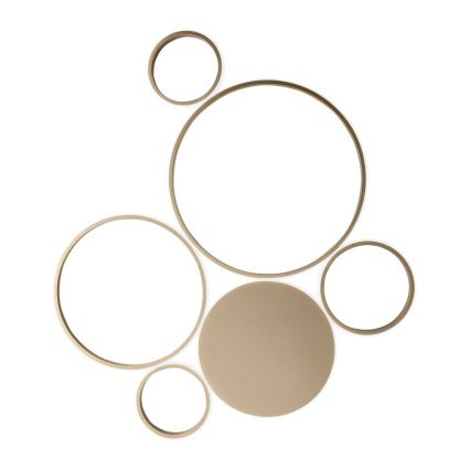 Ondaluce - ściemnialna lampa sufitowa POIS LED/68W/230V, złota