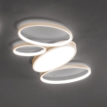 Ondaluce - ściemnialna oprawa sufitowa RICE LED/34W/230V 45x80 cm złota