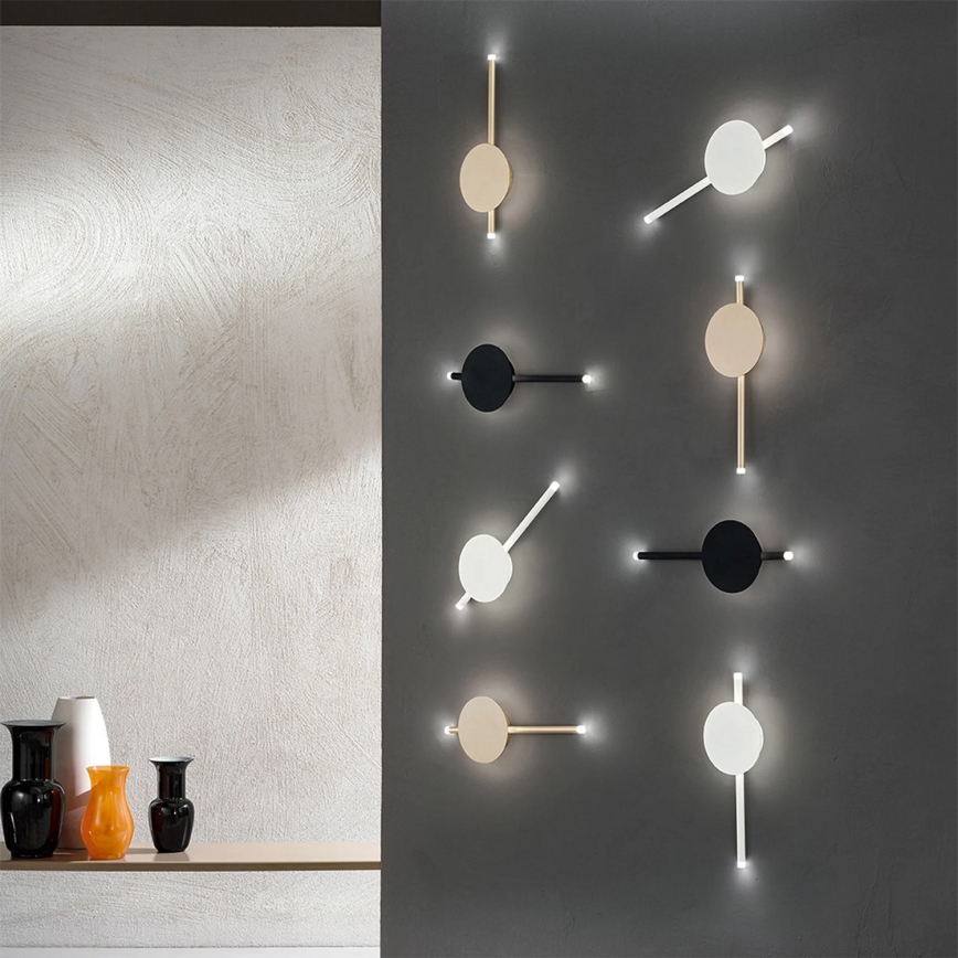 Ondaluce - ściemnialny kinkiet LED JAMES LED/16W/230V czarny