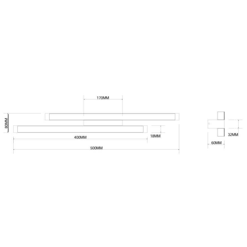 Ondaluce - ściemnialny kinkiet LED MOVIDA LED/16W/230V złoty