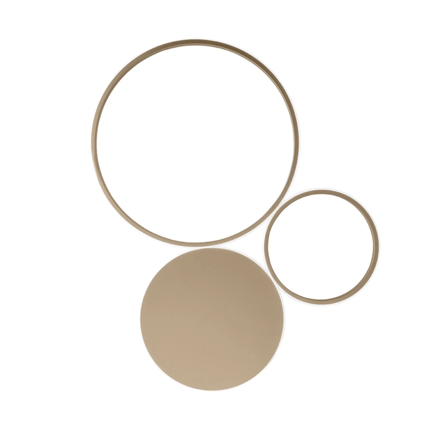 Ondaluce - ściemnialny kinkiet LED POIS LED/42W/230V złoty