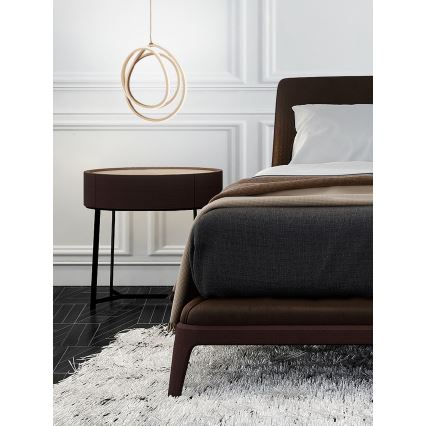 Ondaluce - Ściemnialny żyrandol LED na lince GOLDEN LED/28W/230V złoty