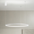 Ondaluce - ściemnialny żyrandol LED na linkach SOEL LED/38W/230V 3000/4000K średnica 80 cm biały