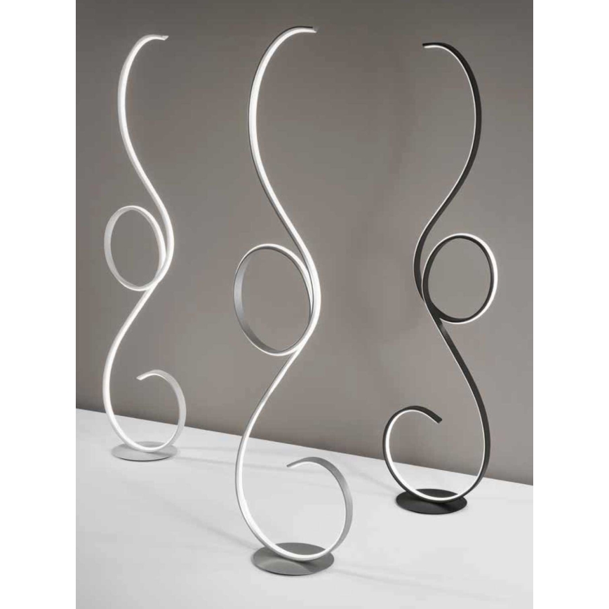 Ondaluce - ściemniana lampa podłogowa FLOK LED/44W/230V biała