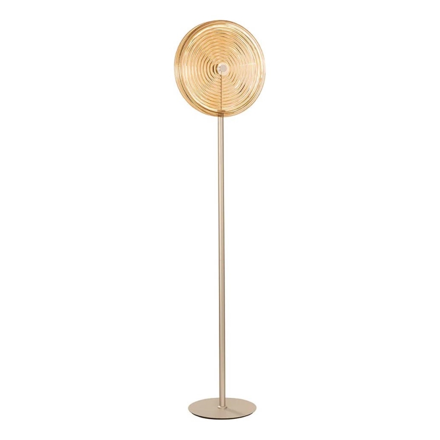 Ondaluce - Zapasowy abażur do lampy stojącej JOKEY, śr. 40 cm, przydymiony beż