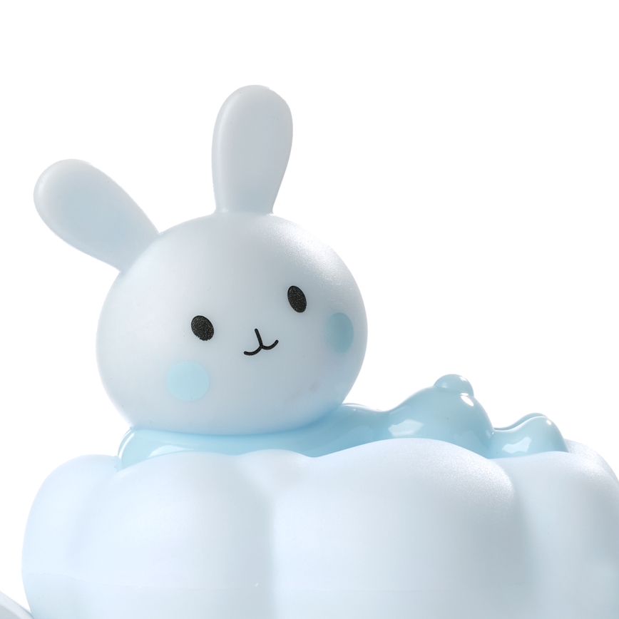 ONLI - LED Ładowalna dziecięca lampka nocna NUVOLINA LED/2,5W/5V 300 mAh króliczek/niebieski