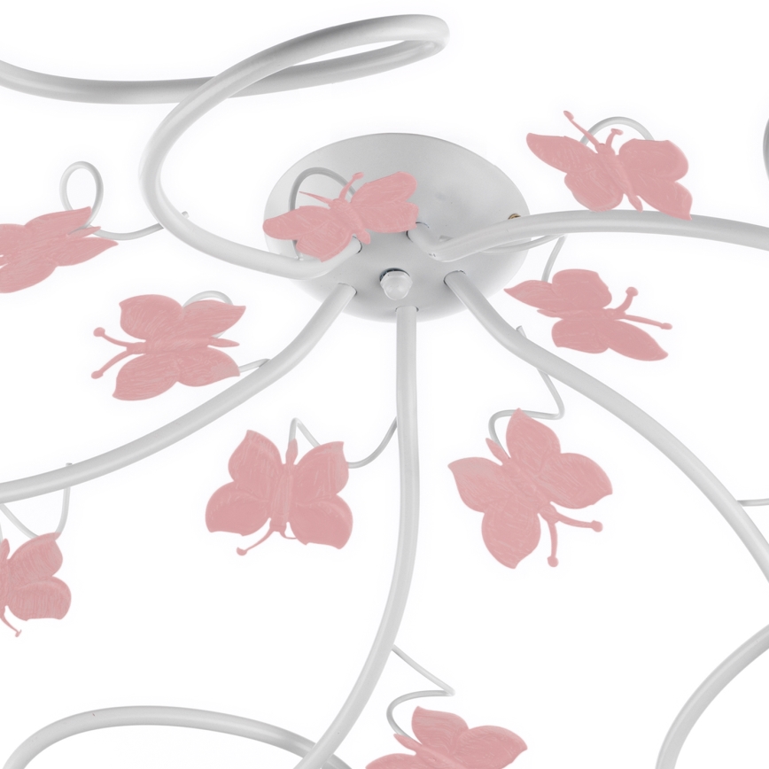 ONLI - Dziecięcy żyrandol natynkowy BUTTERFLY 5xE14/6W/230V