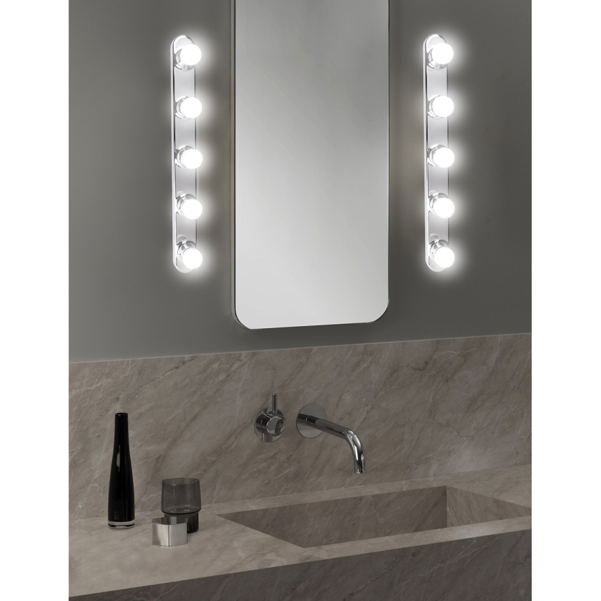 ONLI - Kinkiet HOLLYWOOD 5xE14/6W/230V chrom błyszczący