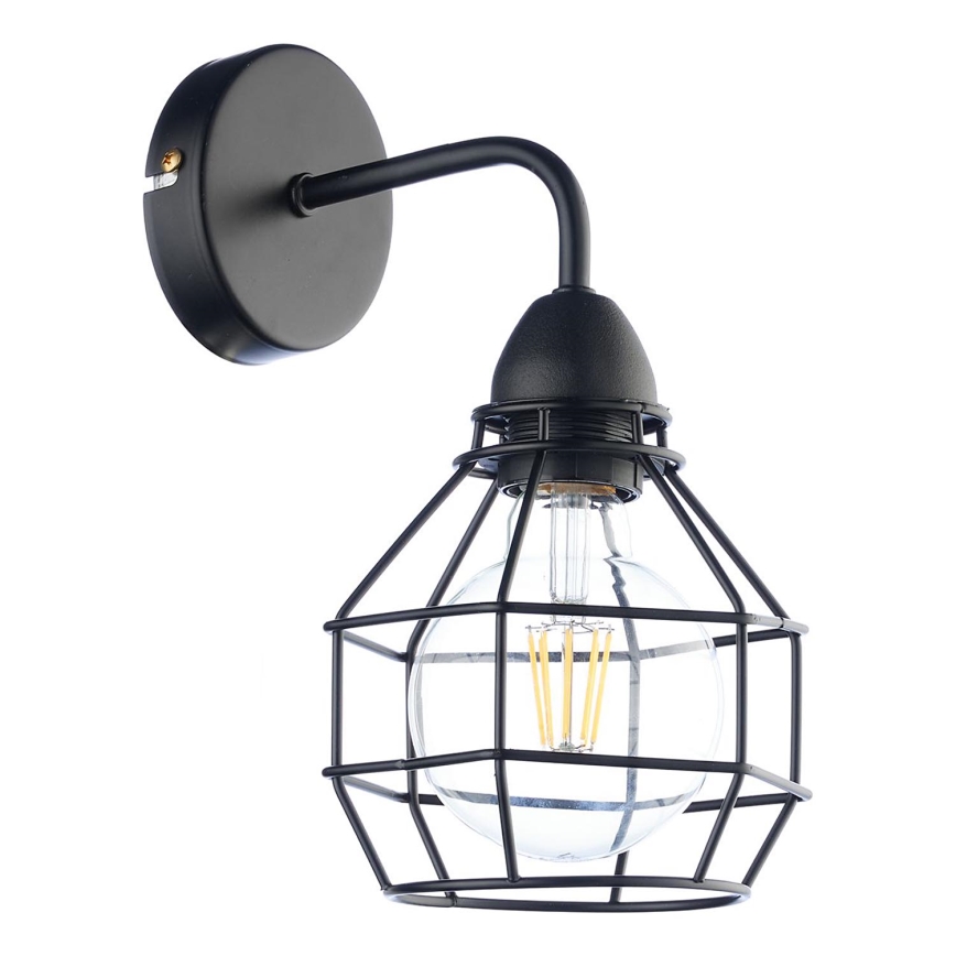 ONLI - Kinkiet SPIDER 1xE27/15W/230V czarny