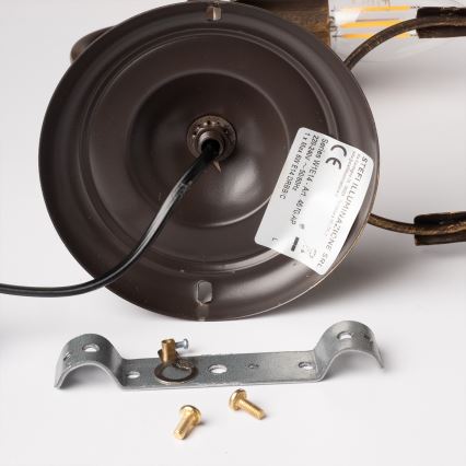 ONLI - Kinkiet TERESA 1xE14/6W/230V brąz