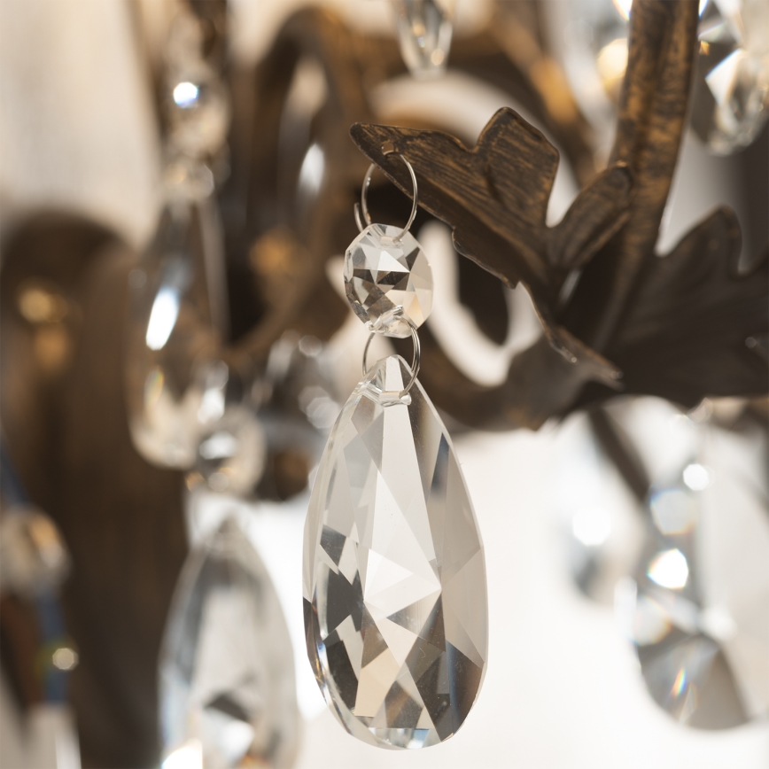 ONLI - Kinkiet TERESA 2xE14/6W/230V brąz