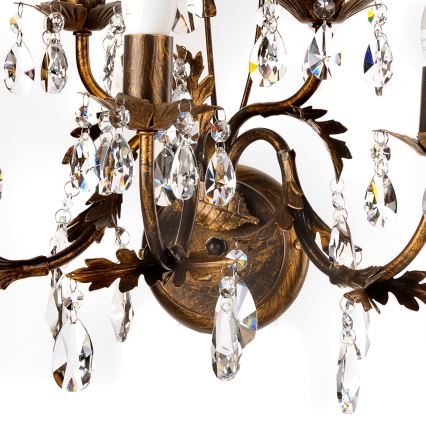 ONLI - Kinkiet TERESA 5xE14/6W/230V brąz