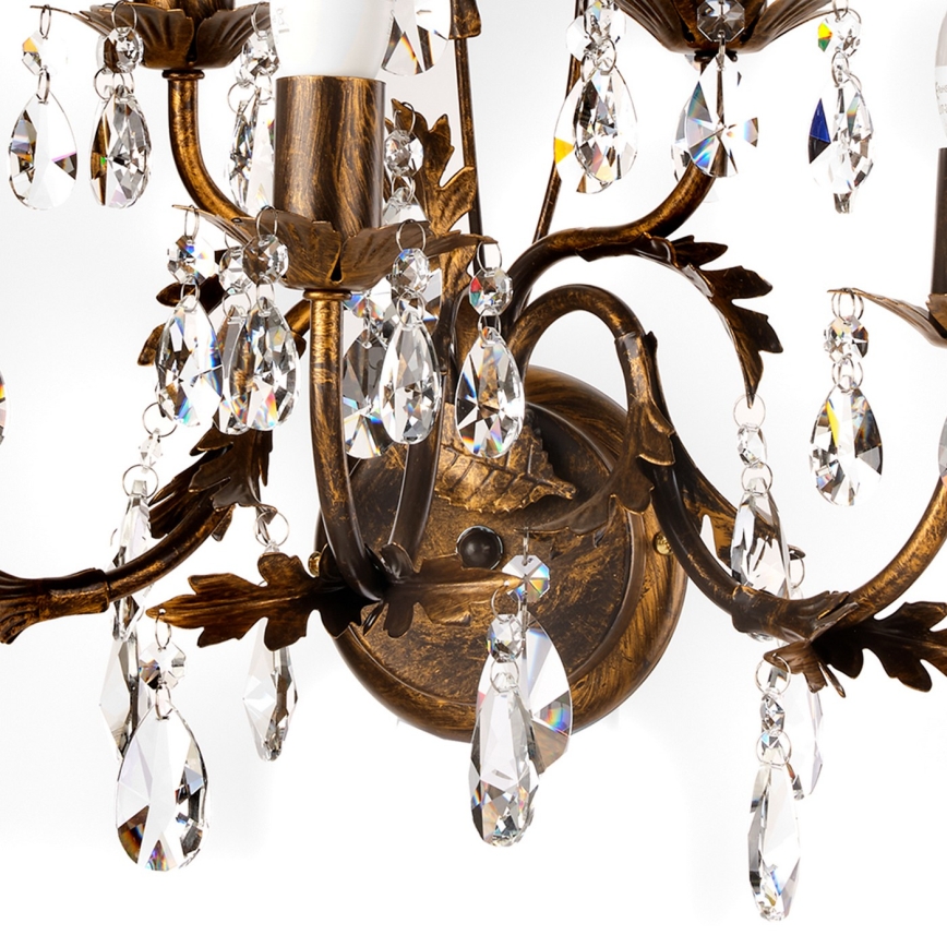 ONLI - Kinkiet TERESA 5xE14/6W/230V brąz