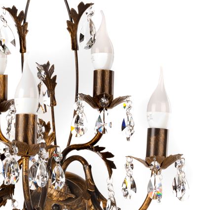 ONLI - Kinkiet TERESA 5xE14/6W/230V brąz