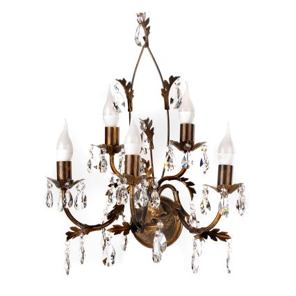 ONLI - Kinkiet TERESA 5xE14/6W/230V brąz