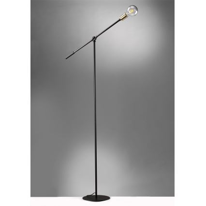 ONLI - Lampa podłogowa ASTE 1xE27/15W/230V czarny/złoty