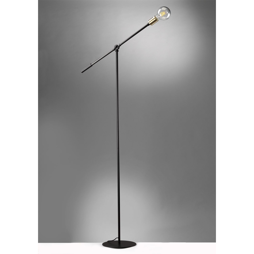 ONLI - Lampa podłogowa ASTE 1xE27/15W/230V czarny/złoty