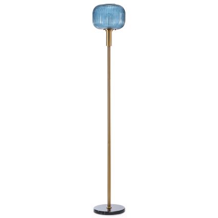 ONLI - Lampa podłogowa DOROTY 1xE27/22W/230V niebieska/złota