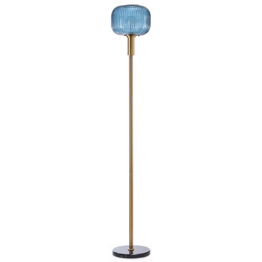 ONLI - Lampa podłogowa DOROTY 1xE27/22W/230V niebieska/złota