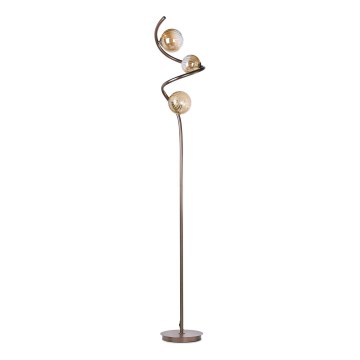 ONLI - Lampa podłogowa FRIDA 3xG9/10W/230V miedź