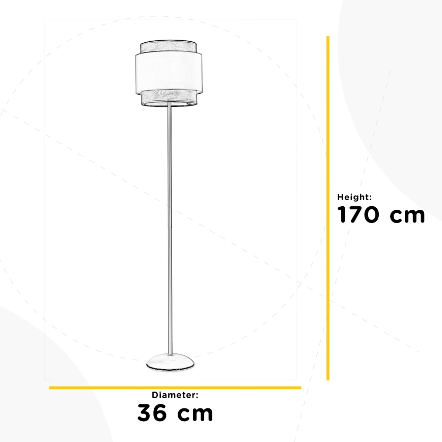 ONLI - Lampa podłogowa LICIA 1xE27/22W/230V