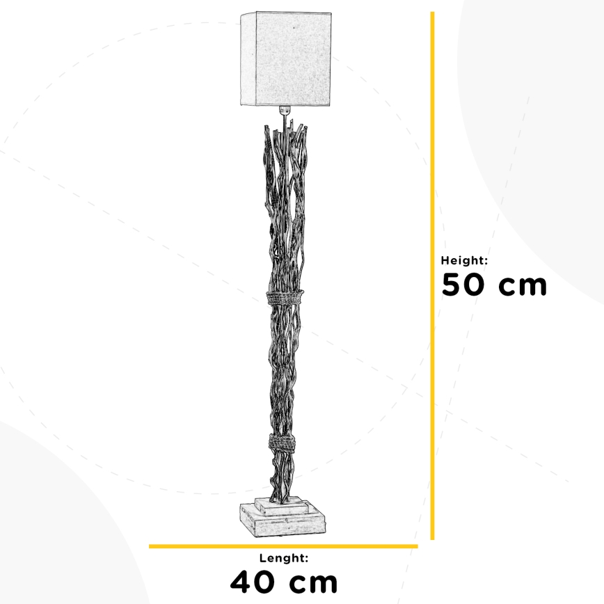 ONLI - Lampa podłogowa MARICA 1xE27/22W/230V