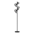 ONLI - Lampa podłogowa PALOMA 7xG9/10W/230V czarny/dymny