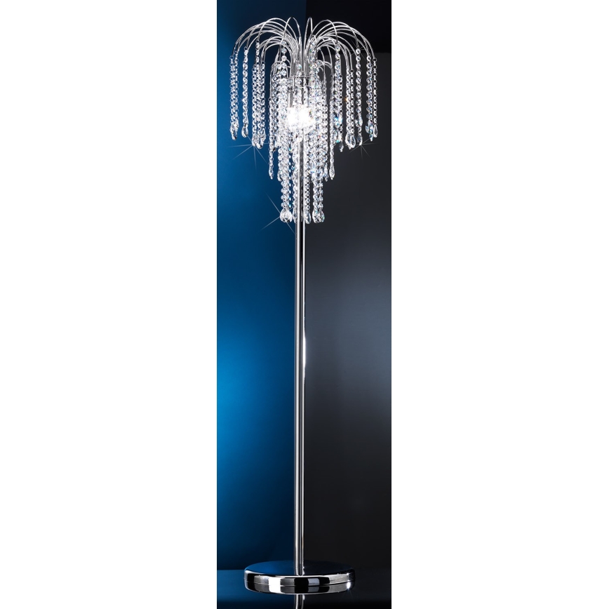 ONLI - Lampa podłogowa PIOGGIA 3xE14/6W/230V chrom błyszczący