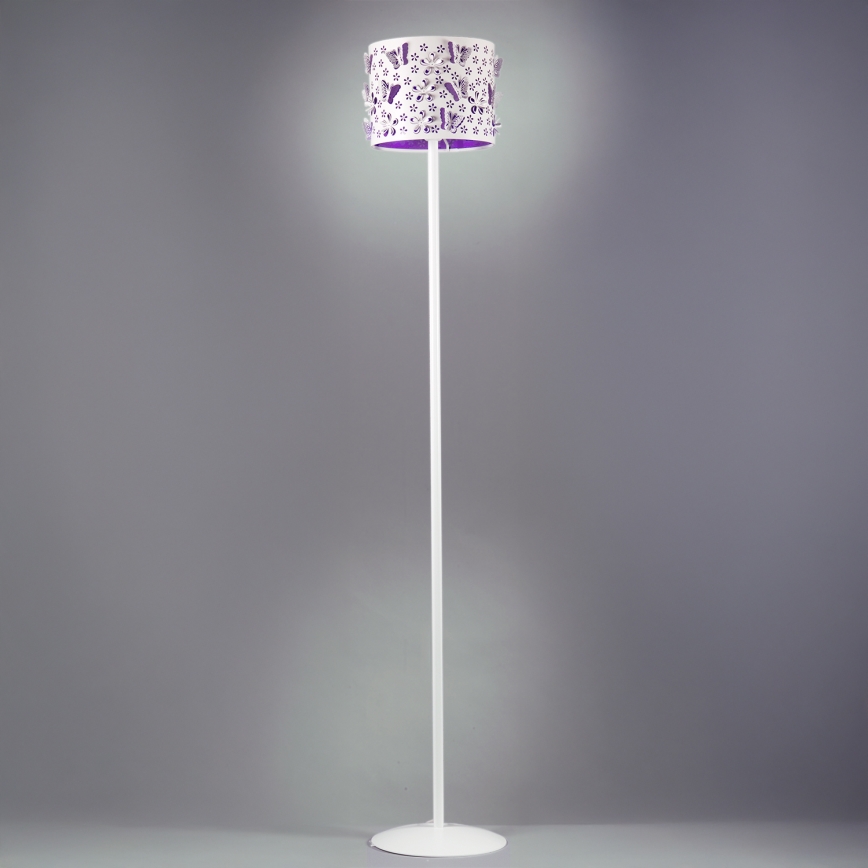 ONLI - Lampa podłogowa TITILLA 1xE27/22W/230V fioletowa/biała