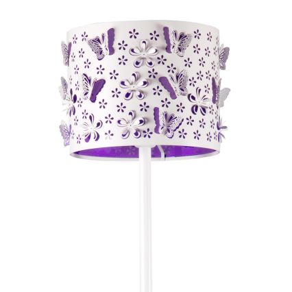 ONLI - Lampa podłogowa TITILLA 1xE27/22W/230V fioletowa/biała