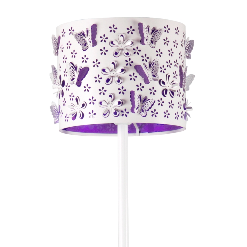 ONLI - Lampa podłogowa TITILLA 1xE27/22W/230V fioletowa/biała