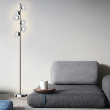 ONLI - Lampa stojąca KIMBERLY 6xG9/6W/230V błyszczący chrom